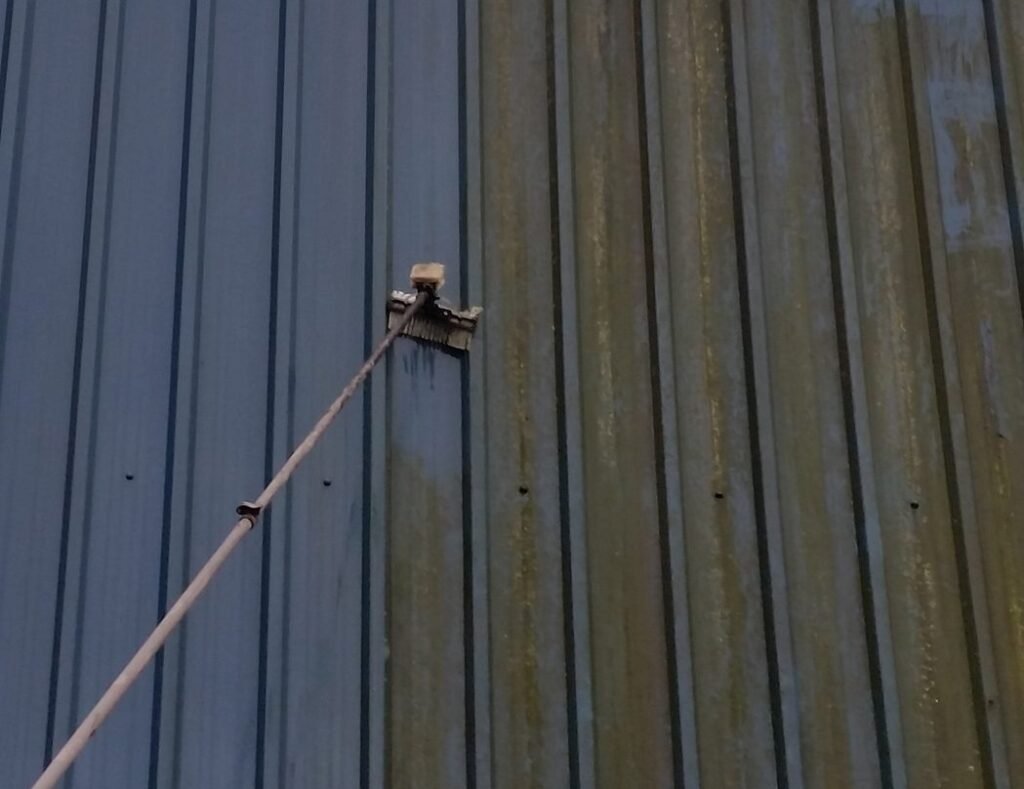 Cladding Cleaning by Water Fed Pole - Bristol Pressure Washing