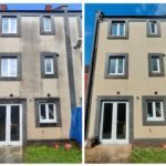 Before After of Render Cleaning in Cheswick Village, Bristol