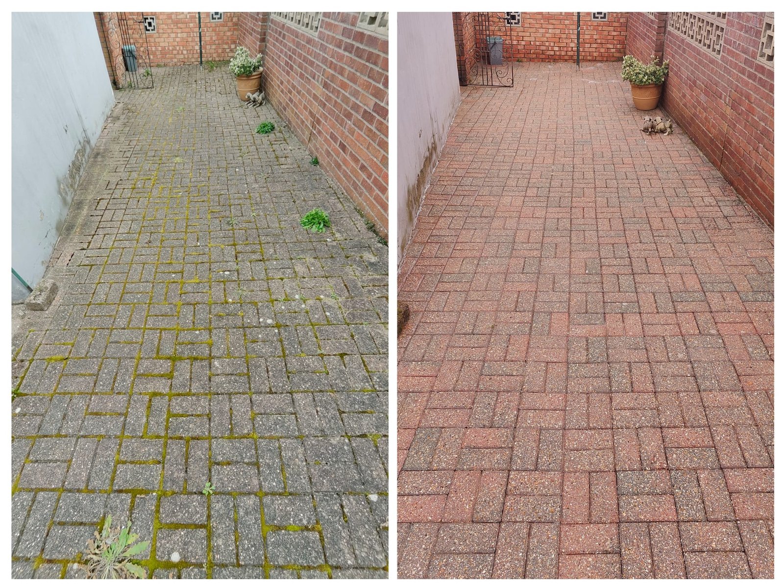 Clear results from driveway cleaning in bristol