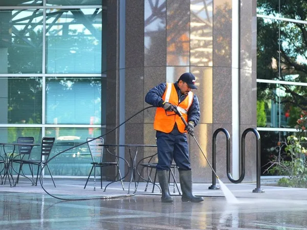 Commercial Patio Cleaning in Bristol