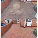 Driveway cleaning by pressure washing in Keynsham